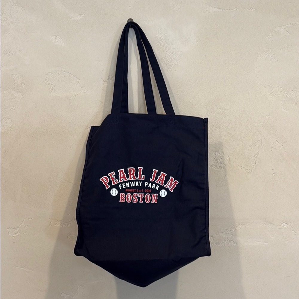 New authentic Pearl Jam Fenway Park Boston 2016 Tote Bag